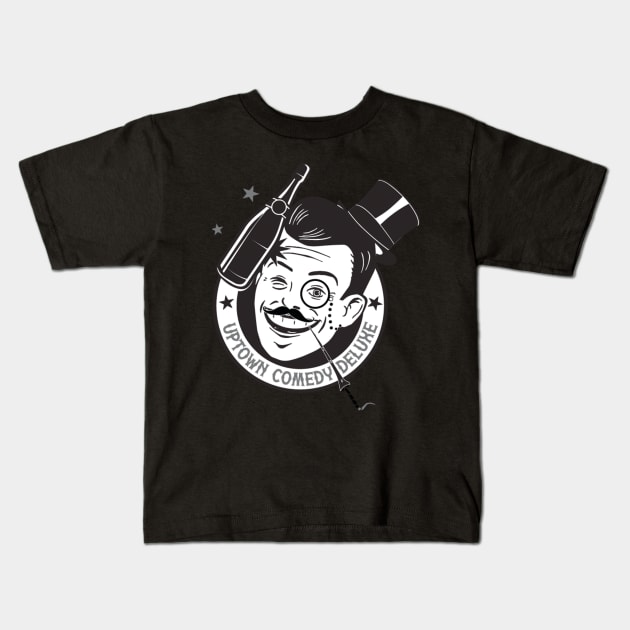 Uptown Comedy Deluxe Kids T-Shirt by JonForward